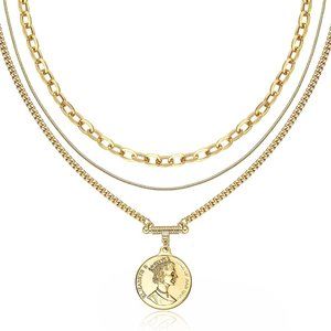 18k Gold Layered Necklace